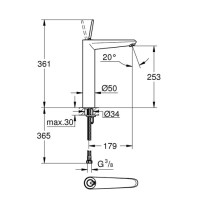 MONOMANDO LAVABO EURODISC JOY GROHE